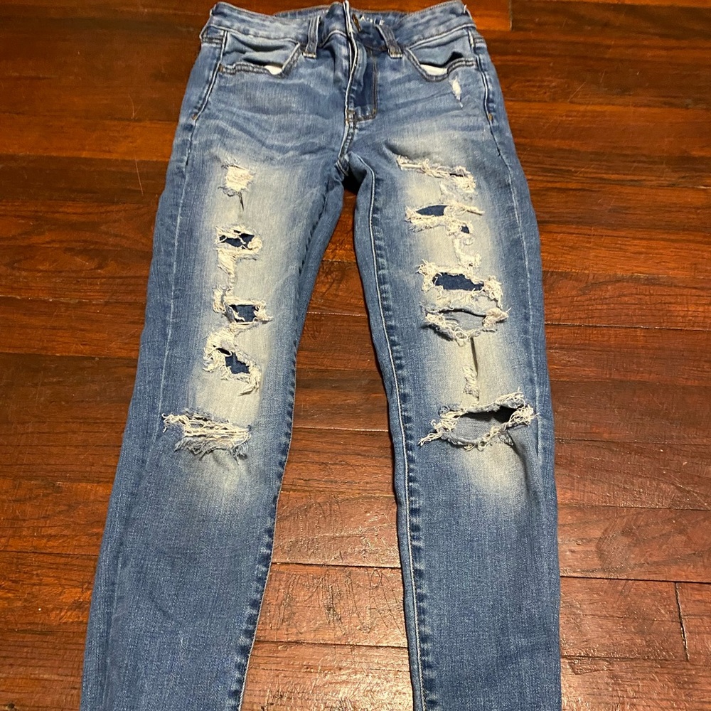AE ripped jeans